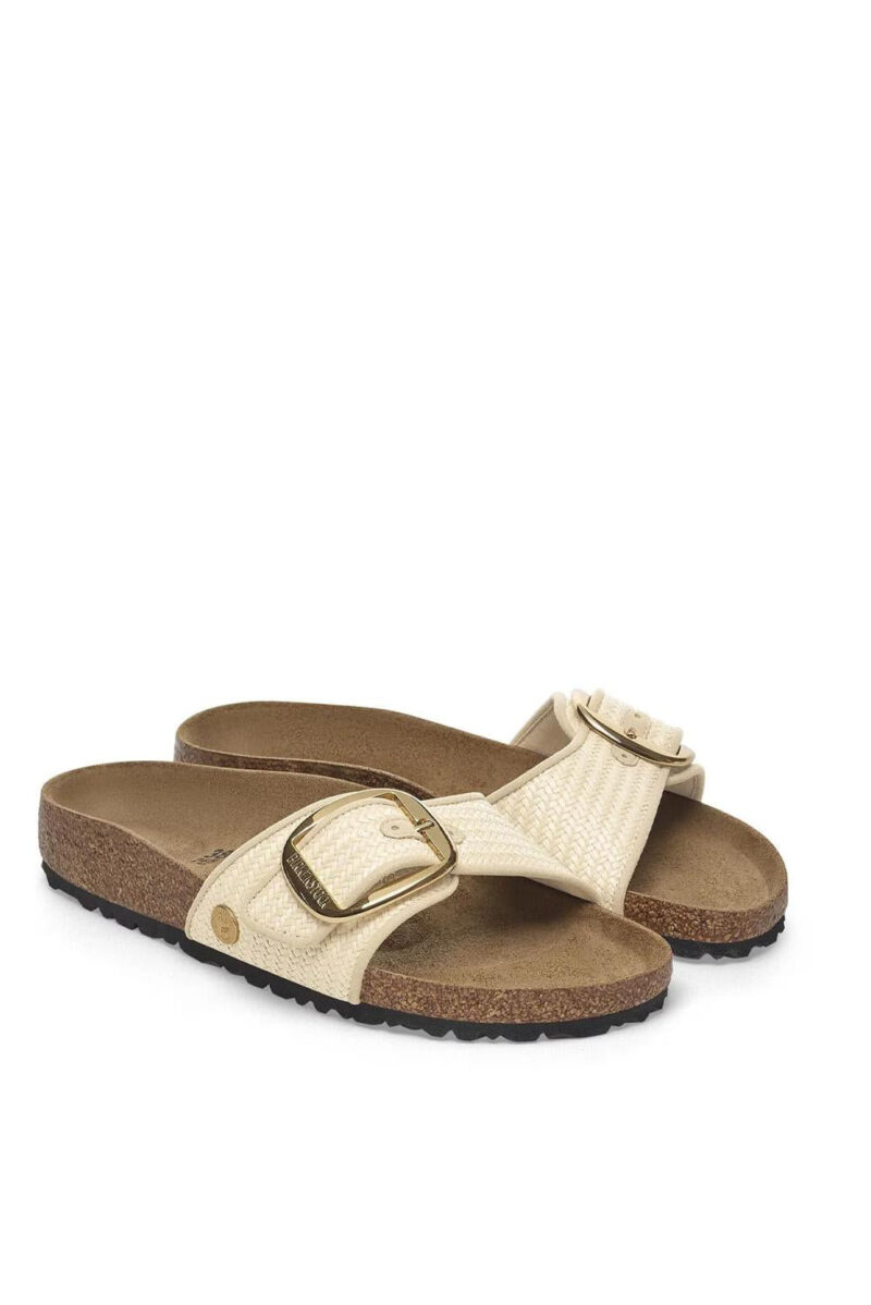 Chardale Women’s Madrid Big Buckle Slide Sandals - Image 2